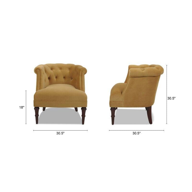 Alanna Wide Tufted Chesterfield Chair - Ouch Cart 