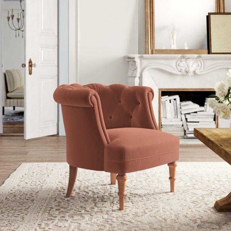 Alanna Wide Tufted Chesterfield Chair - Ouch Cart 