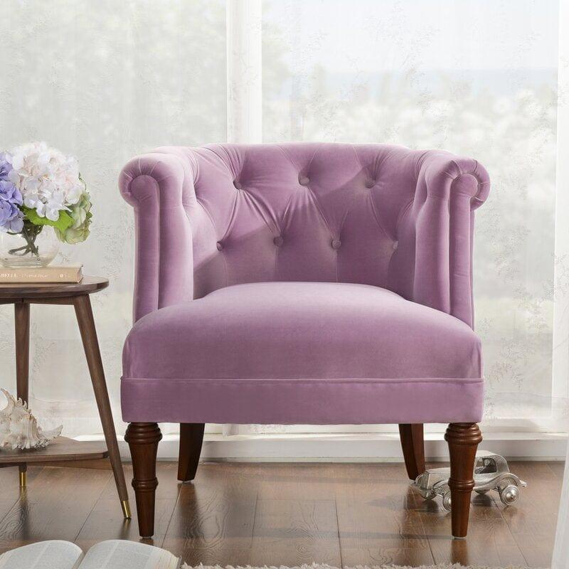 Alanna Wide Tufted Chesterfield Chair - Ouch Cart 