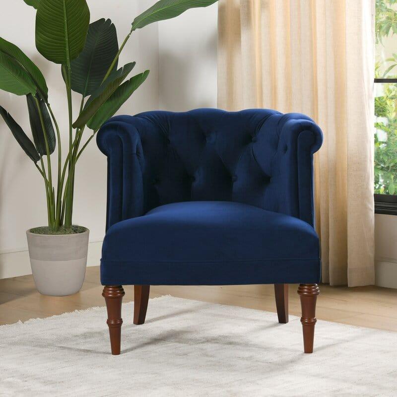 Alanna Wide Tufted Chesterfield Chair - Ouch Cart 