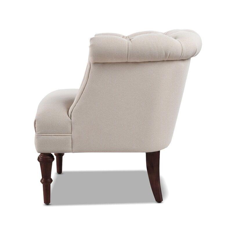 Wide Tufted Chesterfield Chair - Ouch Cart 