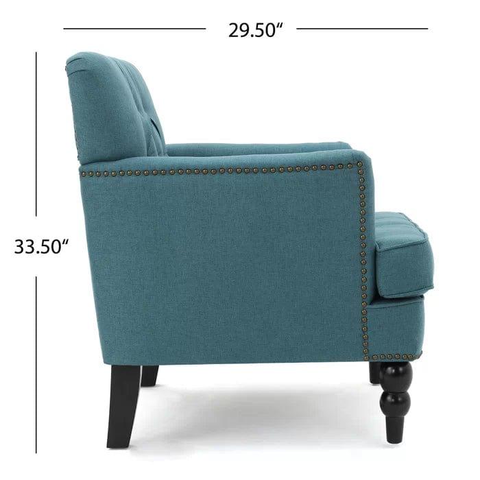 Alica Wide Tufted Armchair - Ouch Cart 