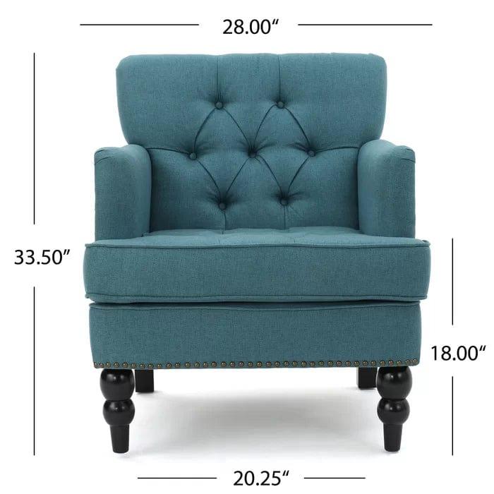 Alica Wide Tufted Armchair