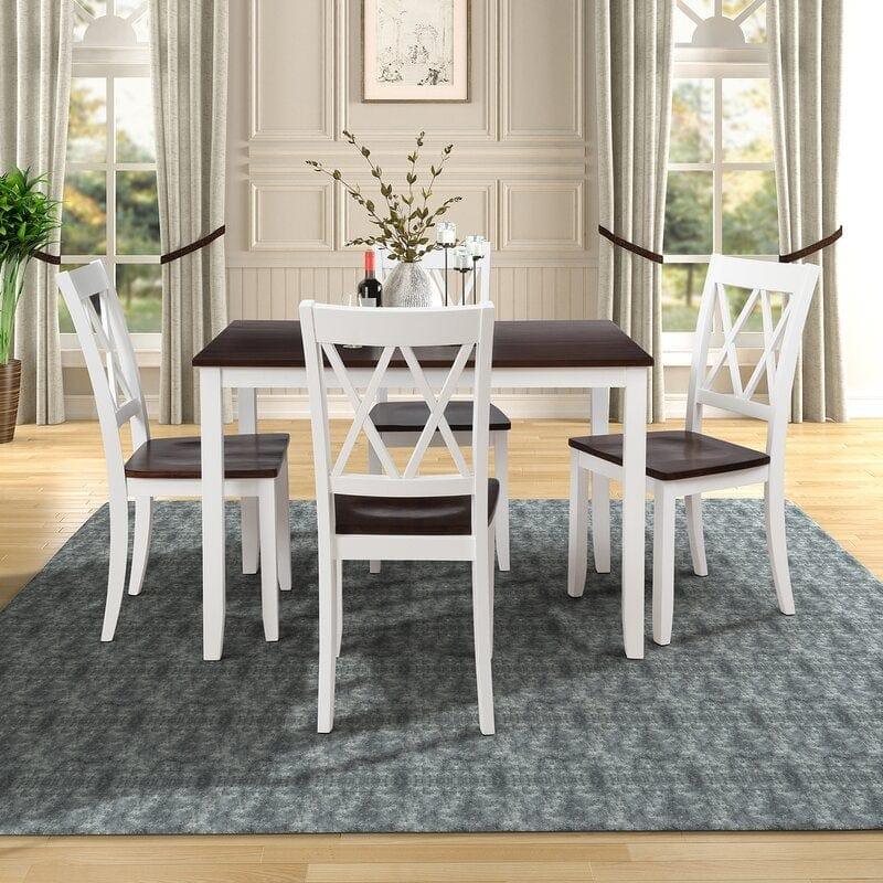 Ambriah 4 - Person Dining Set - Ouch Cart 