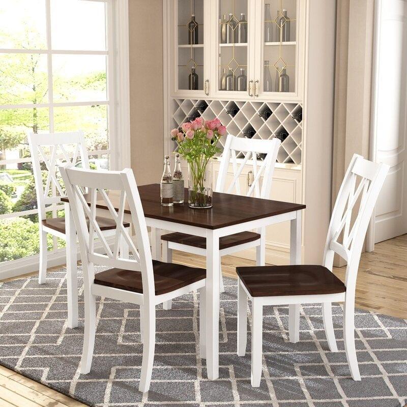 Ambriah 4 - Person Dining Set - Ouch Cart 