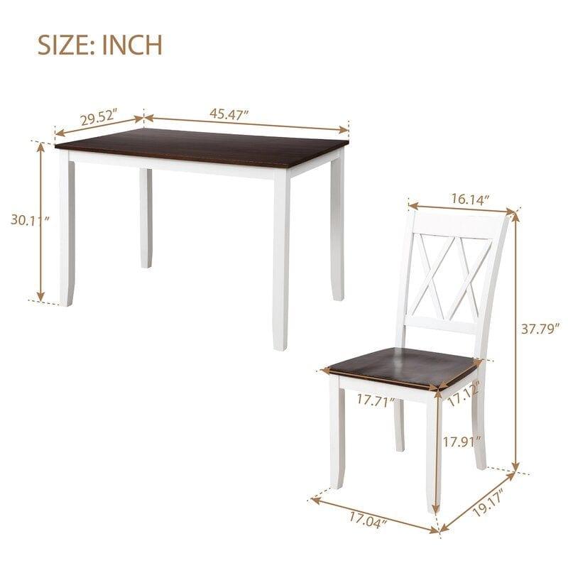 Ambriah 4 - Person Dining Set - Ouch Cart 