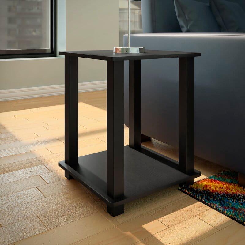 Wooden Tall End Table - Ouch Cart 