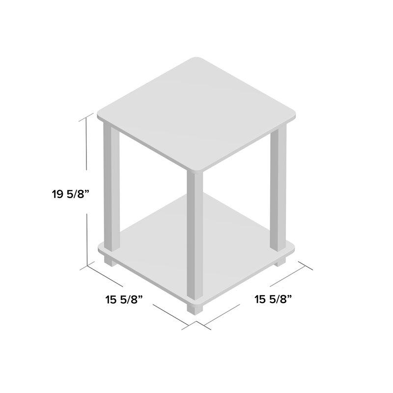 Wooden Tall End Table - Ouch Cart 