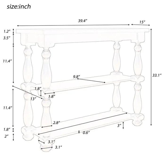 Antravion' Console Table - Ouch Cart 