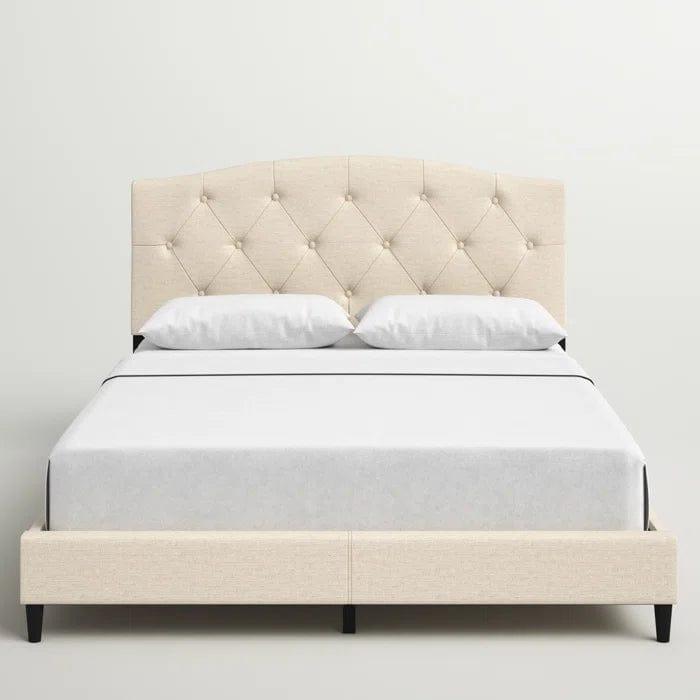 Arndt Tufted Upholstered Low Profile Platform Bed