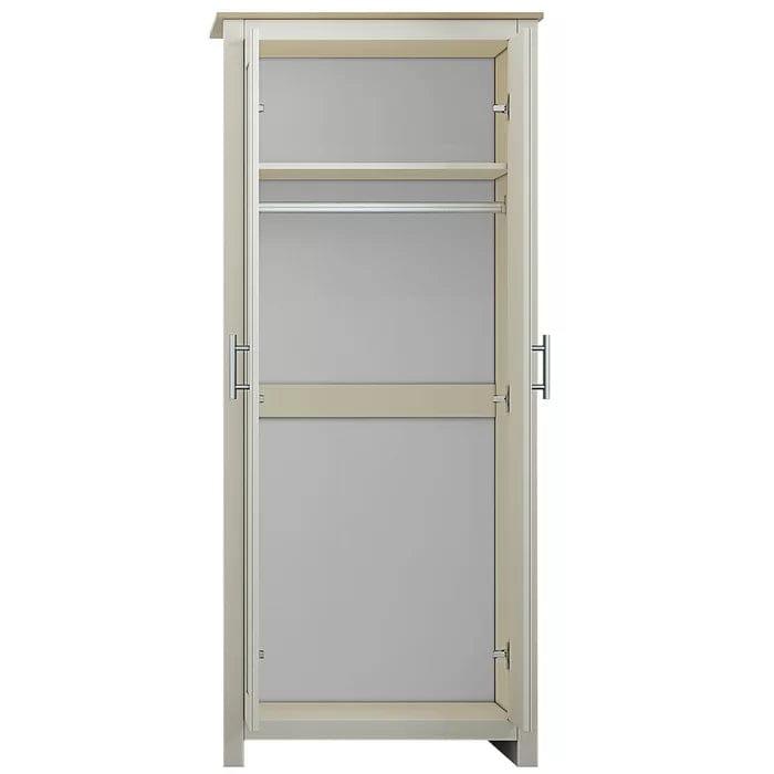 Arras 2 Door Manufactured Wood Wardrobe - Ouch Cart 