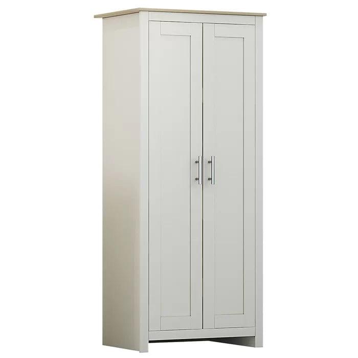 Arras 2 Door Manufactured Wood Wardrobe - Ouch Cart 