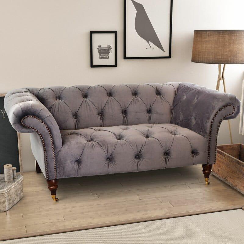 Baggott 2 Seater Chesterfield Loveseat - Ouch Cart 