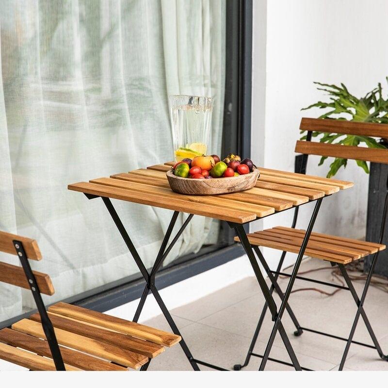 OUTDOOR FURNITURE GARDEN PATIO SEATING SET 1+2 CHAIRS AND TABLE SET BALCONY FURNITURE COFFEE TABLE SET - Ouch Cart 