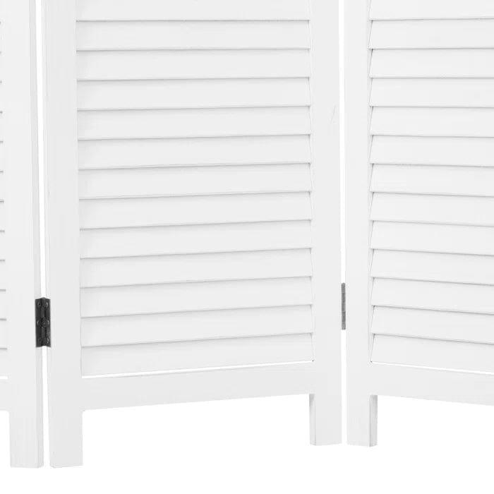 Bernd 120Cm W x 170Cm H 3 - Panel Solid Wood Folding Room Divider - Ouch Cart 