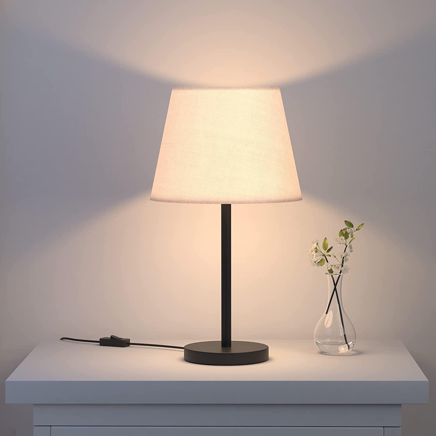 Modern & Sleek Balck Table Lamp 10 Inches - Ouch Cart 