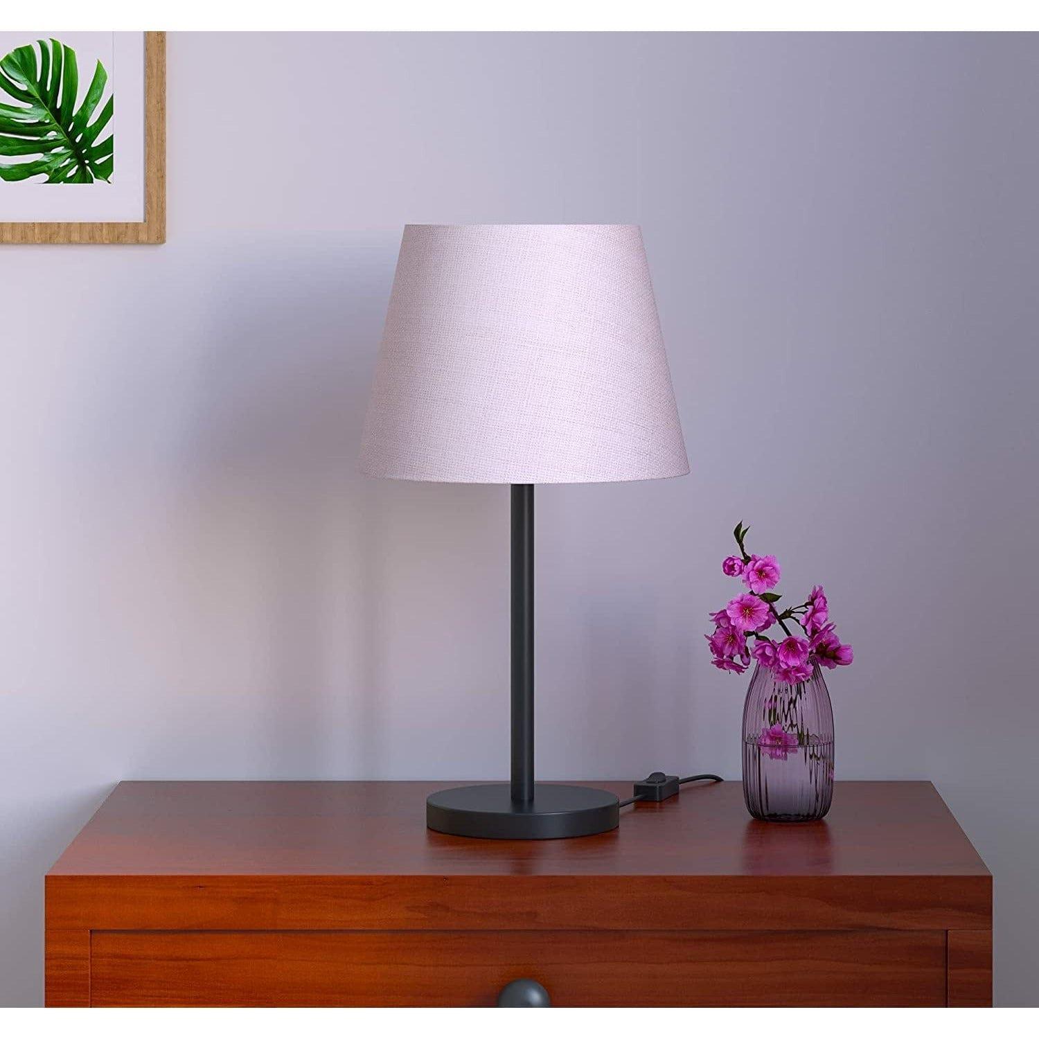 Modern & Sleek Balck Table Lamp 10 Inches - Ouch Cart 