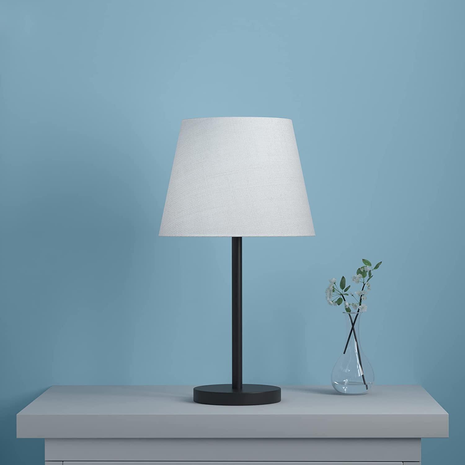 Modern & Sleek Balck Table Lamp 10 Inches - Ouch Cart 