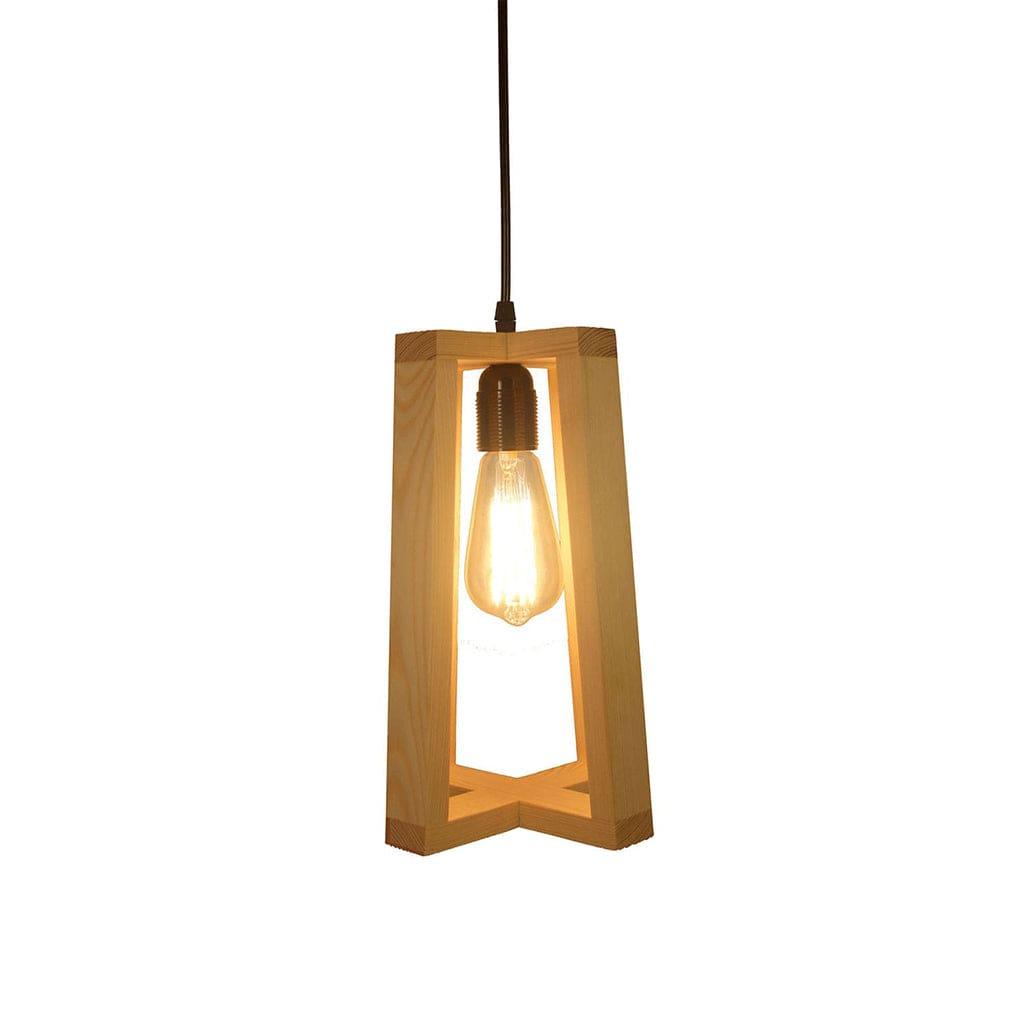 Blender Brown Wooden Single Hanging Lamp (BULB NOT INCLUDED) - Ouch Cart 