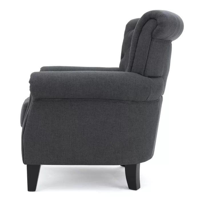 Boise Wide Tufted Armchair - Ouch Cart 