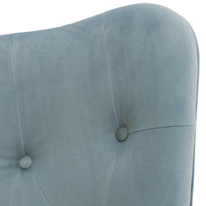 Caleigh Wide Tufted Armchair and Ottoman - Ouch Cart 