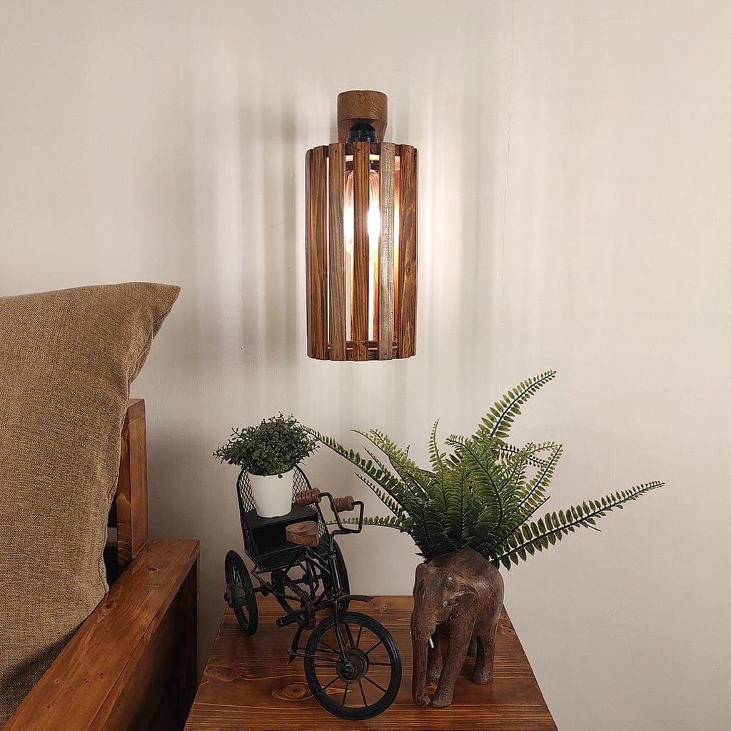 Casa Brown Wooden Wall Light (BULB NOT INCLUDED) - Ouch Cart 