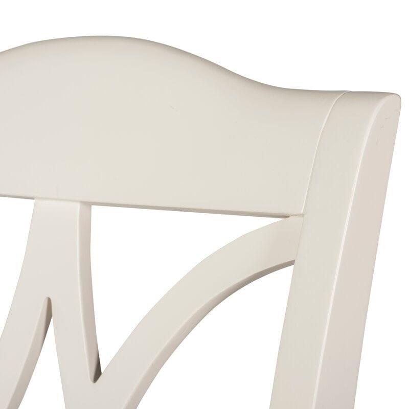 Wooden Cato Cross Back Side Dinning Chair (Set of 2) - Ouch Cart 