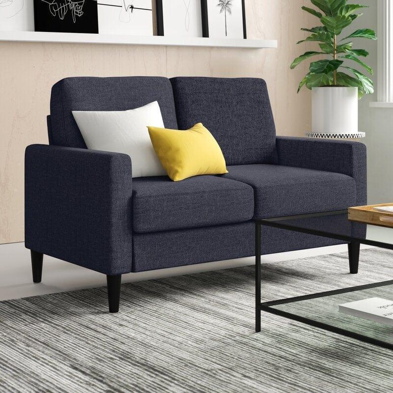2 Seater Square Arm Loveseat - Ouch Cart 