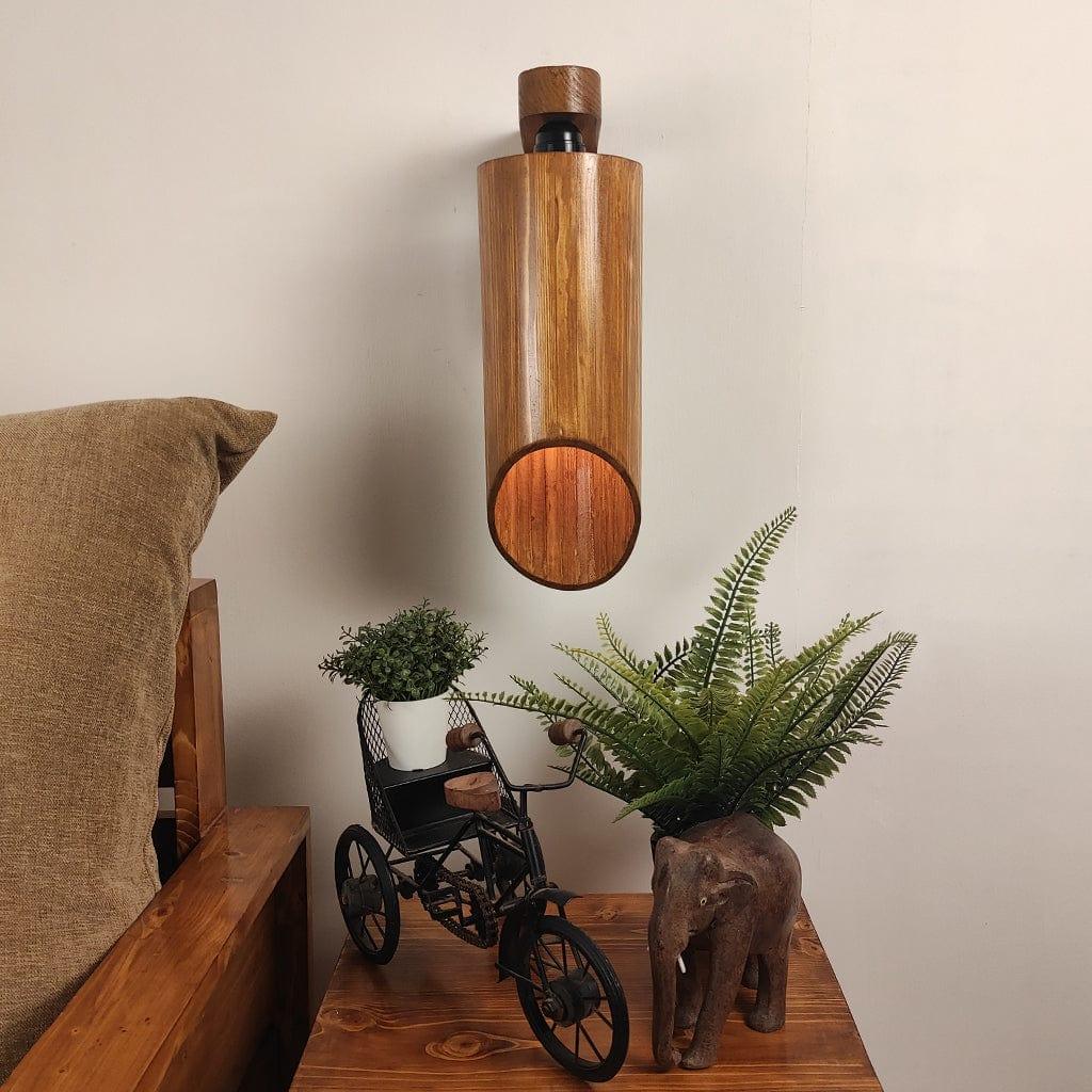 Cedar Brown Wooden Wall Light (BULB NOT INCLUDED) - Ouch Cart 