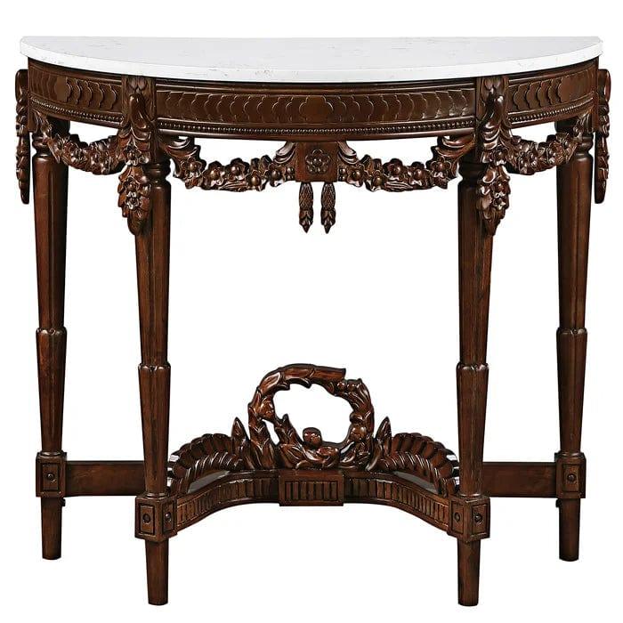 Chateau Genuine Marble Console Table - Ouch Cart 