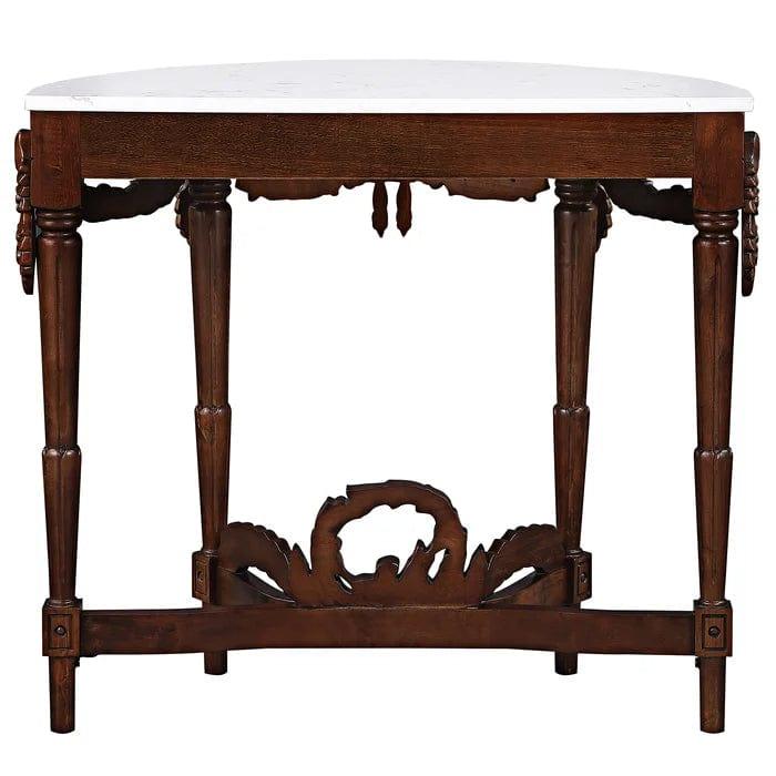 Chateau Genuine Marble Console Table - Ouch Cart 