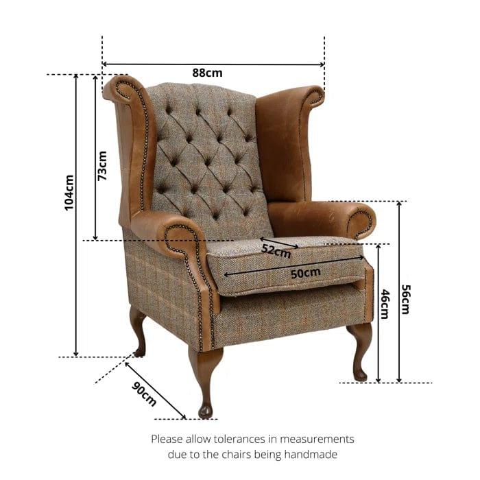 Chilmark Upholstered Wingback Chair - Ouch Cart 