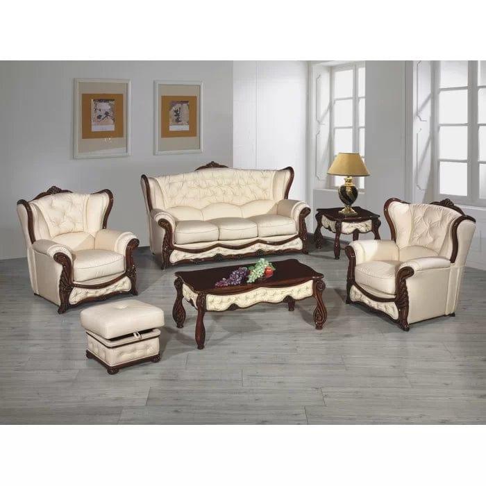 Click Upholstered Sofa Set And Table - Ouch Cart 