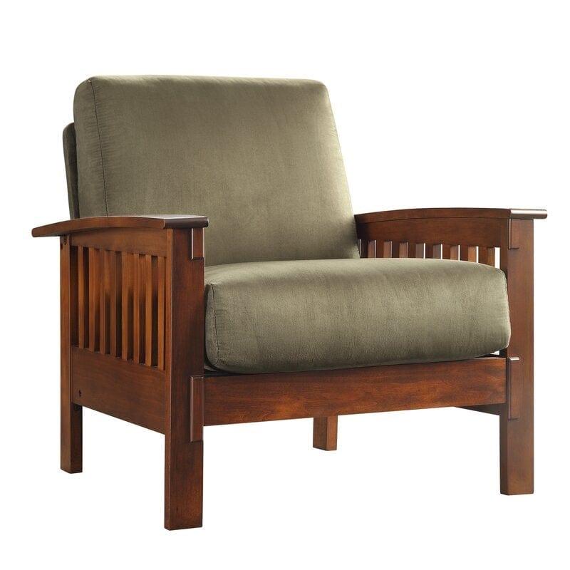 Teak Wood Lounge Chair Sofa Arm Chair for Living Room/Home/Offices - Ouch Cart 