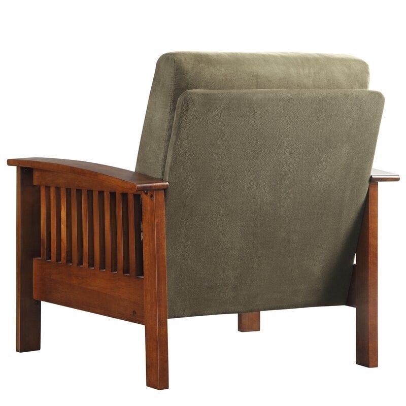 Teak Wood Lounge Chair Sofa Arm Chair for Living Room/Home/Offices - Ouch Cart 