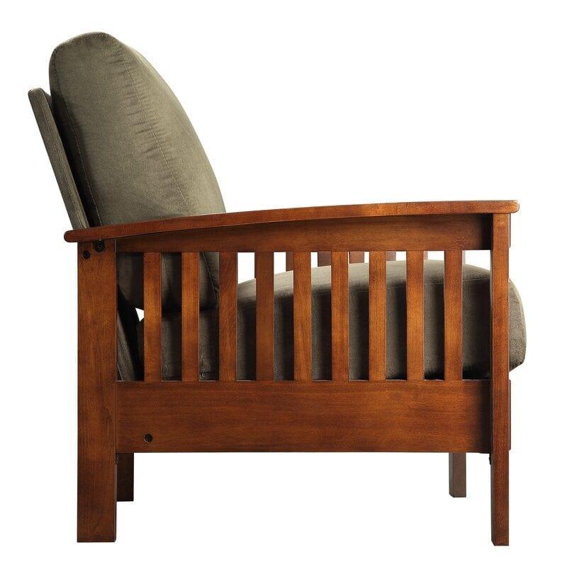 Teak Wood Lounge Chair Sofa Arm Chair for Living Room/Home/Offices - Ouch Cart 