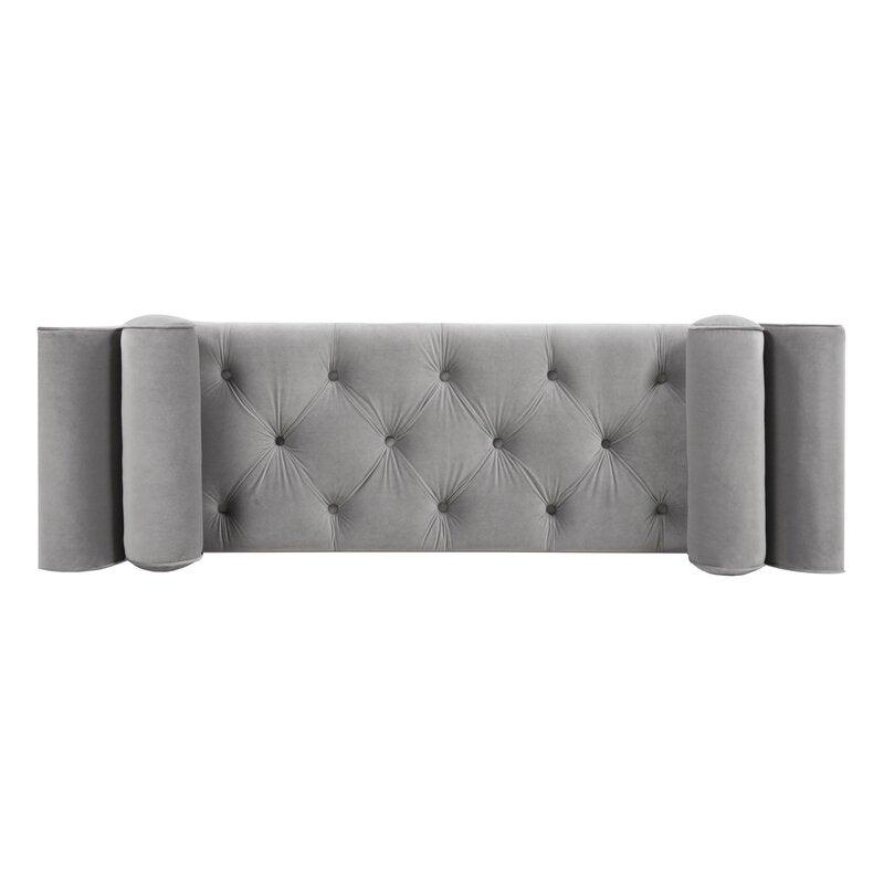 Modern Upholstered Tufted Cordelia Bench Button for Bedroom,Entryway Living Room - Ouch Cart 