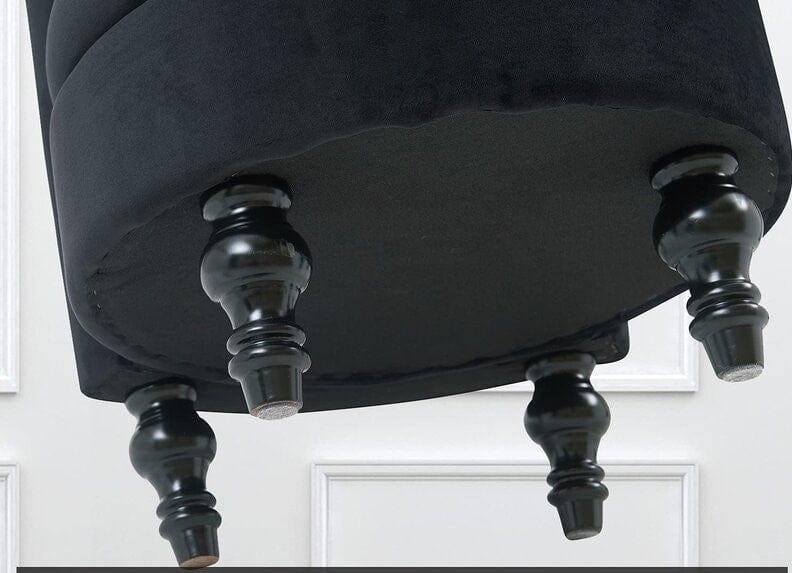 Coreas Wide Tufted Velvet Wingback Chair - Ouch Cart 