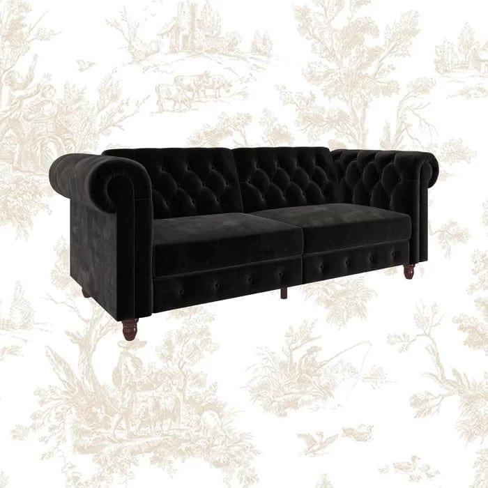 Dallas 3 Seater Chesterfield Sofa Bed - Ouch Cart 