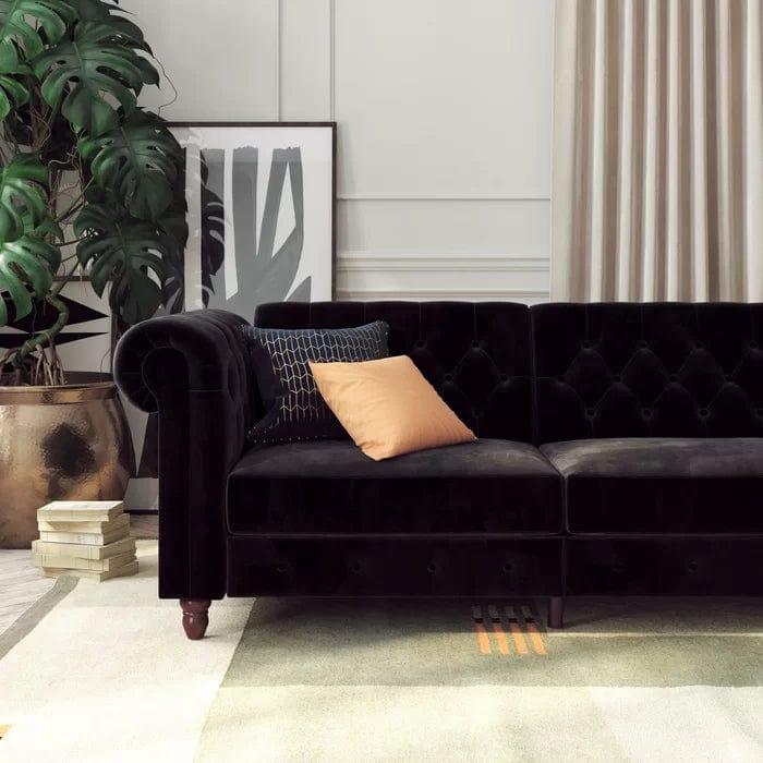 Dallas 3 Seater Chesterfield Sofa Bed - Ouch Cart 