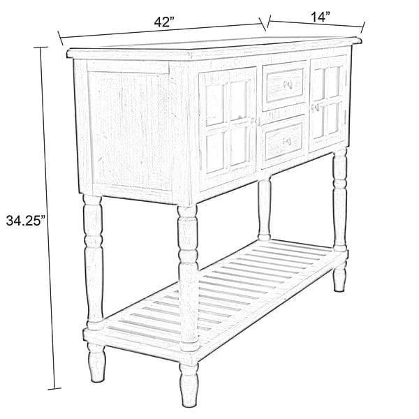 Decarlo 42'' Console Table