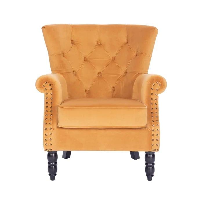 Devlin Wide Tufted Wingback Chair