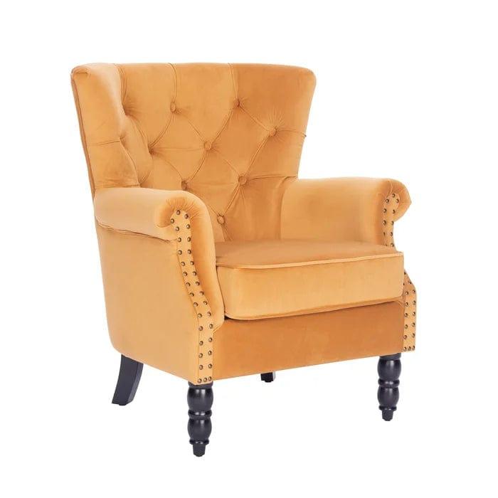 Devlin Wide Tufted Wingback Chair