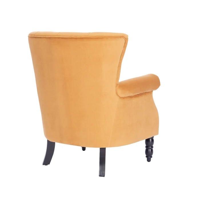 Devlin Wide Tufted Wingback Chair - Ouch Cart 