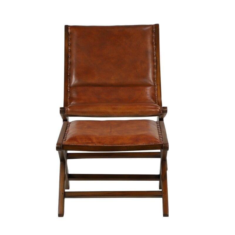 Wide Lounge Chair with Ottoman - Ouch Cart 