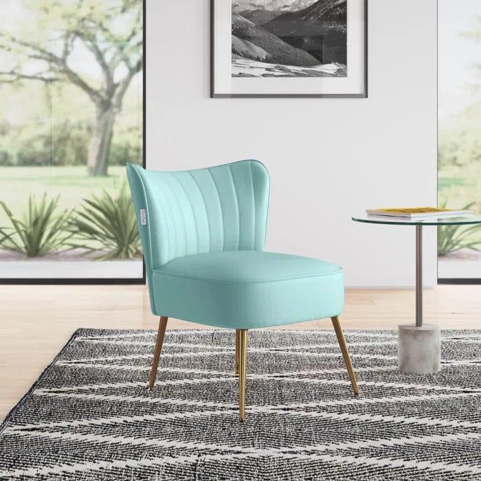 Dominique Wide Tufted Velvet Cocktail Chair - Ouch Cart 
