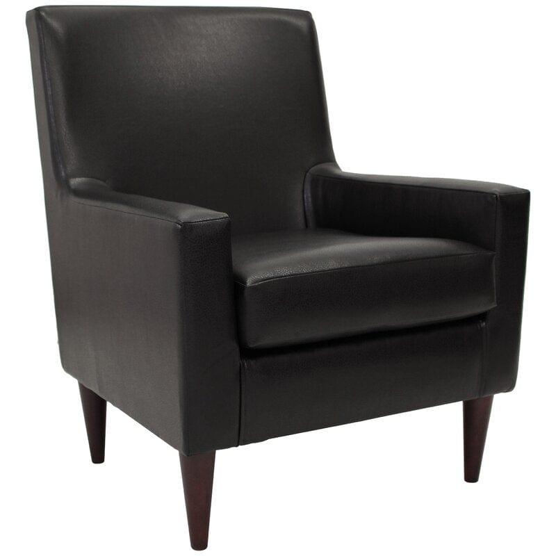 Wide Upholstered Armchair for Room - Ouch Cart 