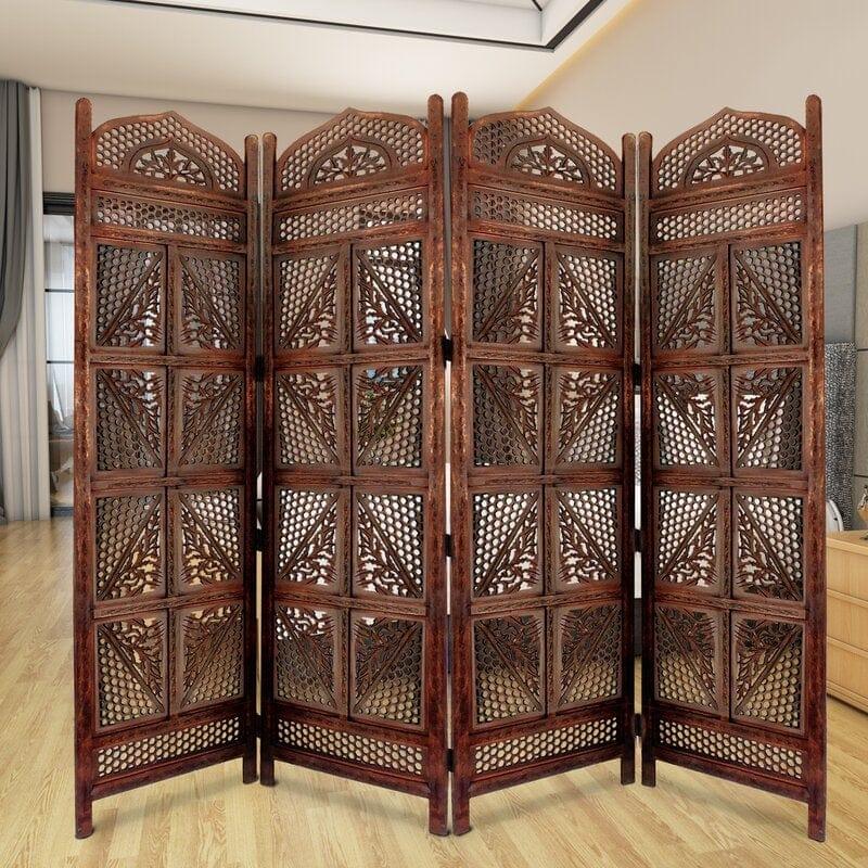 Wooden Partition Panel Folding Room Divider