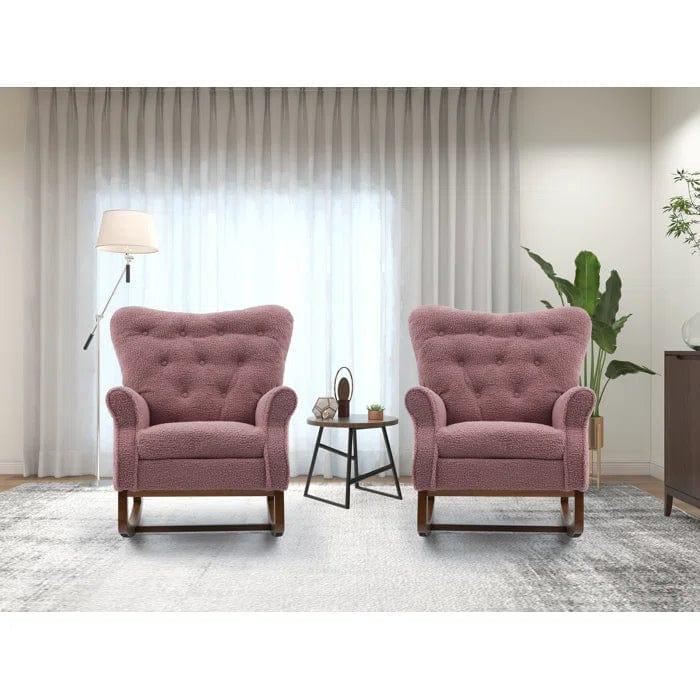 Efisia Double Rocking Chair (Set of 2) - Ouch Cart 
