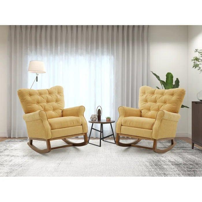 Efisia Double Rocking Chair (Set of 2) - Ouch Cart 